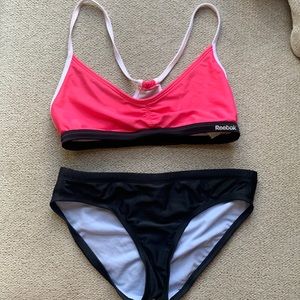 Reebok athletic bikini (bottoms are champion brand)